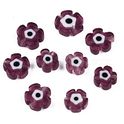 Hechos a mano de mal de ojo lampwork perlas hebras&nbsp;LAMP-N029-018-01