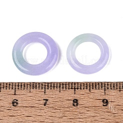 Anillos entrelazados de jade blanco natural teñido&nbsp;G-Q601-43B