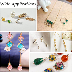 144 шт. 6 шт. латунных штифта с шарообразной головкой KK-BC0007-28