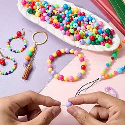 140 g de perles acryliques opaques&nbsp;OACR-SZ0001-58