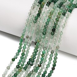 Природные африканские нефритовые бусы пряди&nbsp;G-C262-A03-3mm