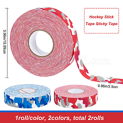 2 Rolle 2 Farben Bockey-Abdeckband&nbsp;AJEW-GF0004-36A