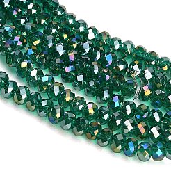 Chapelets de perles en verre électroplaqué&nbsp;GL-CBAA615-02D