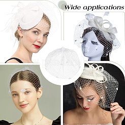 Свадебная фата из полиэфирной сетки AJEW-WH0470-10A