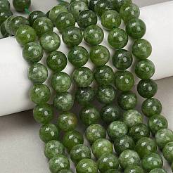 Окрашенные природные малайзии нефрита бисер нитей&nbsp;X-G-G021-02C-13