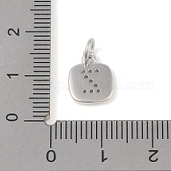 Placcatura a cremagliera in ottone micro pavé di ciondoli con zirconi chiari&nbsp;KK-E110-14P-Z
