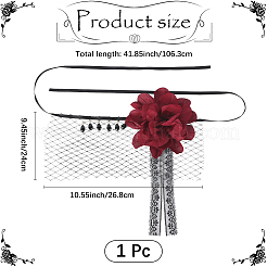 Нейлон и полиэстер и полипропиленовый пластиковый головной убор на Хэллоуин для женщин и девочек&nbsp;OHAR-WH20012-03
