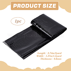 Tissu en cuir PU à motif crocodile&nbsp;DIY-BC0018-10C
