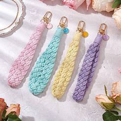 Подвесные украшения из хлопка ручной работы HJEW-JM02797