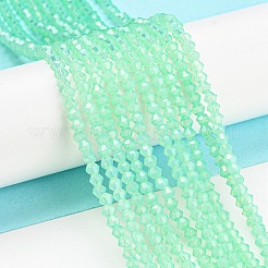 Peinture de cuisson perles de verre transparentes brins&nbsp;DGLA-F029-J2mm-05