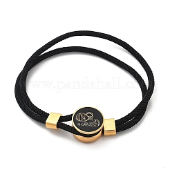 Bracciali multifilo in nylon con costellazione&nbsp;BJEW-U016-01A-12