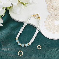 2 шт. 2 стиля 925 кольца с пружинным затвором из стерлингового серебра&nbsp;STER-SC0001-66B