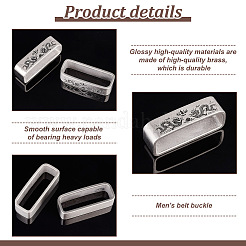 Кольца для ремня безопасности из нержавеющей стали 304 STAS-WH0044-31