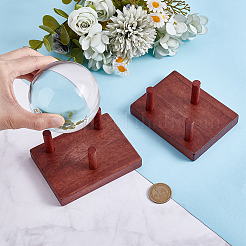 2 коробка держатель для дисплея из необработанного минерального сырья из сосны&nbsp;ODIS-UN0001-14B