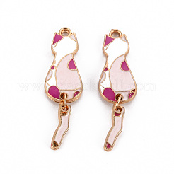 Подвески из экологически чистого сплава с эмалью&nbsp;ENAM-T011-84A-NR