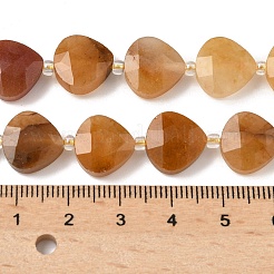 Природный Топаз нефрита бисер нитей&nbsp;G-D316-A19