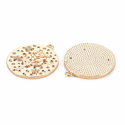 Messing micro pave klare zirkonia anhänger&nbsp;LS-KK-S364-170