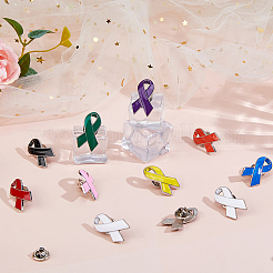 27 шт. двухцветная эмалевая лента с информационными значками&nbsp;JEWB-FH0002-64