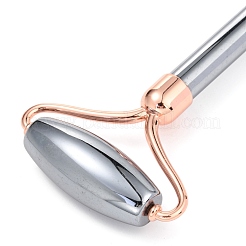 Валики для лица с натуральным терагерцовым камнем и набор гуа ша G-B008-01RG