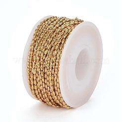 Шариковые цепи из нержавеющей стали 304 с ионным покрытием (IP) ручной работы&nbsp;STAS-F136-09G-10m