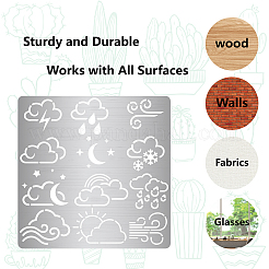 Трафареты для штампов из нержавеющей стали DIY-WH0238-116