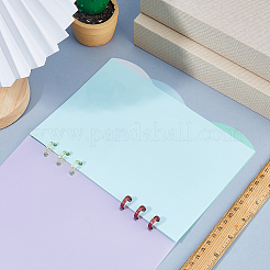 Feuilles intercalaires en plastique pour cahier&nbsp;AJEW-WH0766-89C