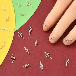 60 Stück 12 Stile Zinklegierungs-Cabochons&nbsp;MRMJ-CJ0001-23