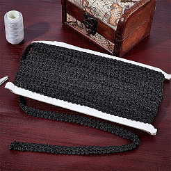 Ленты из полиэстера с сороконожкой длиной 13 м.&nbsp;SRIB-WH0011-223C