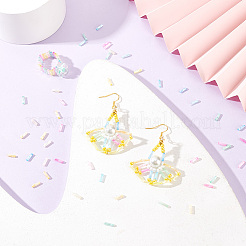 1560 шт. 13-цветные непрозрачные стеклянные бусины-спирали GLAA-PH0002-64