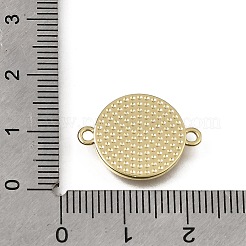 Ciondoli a maglie piatte e rotonde in ottone bianco naturale&nbsp;KK-C262-03A-01G
