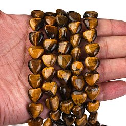 Природных тигровый глаз бисер нитей G-B022-05