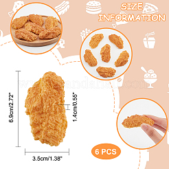 Украшения для кукольного домика из смолы CRES-WH0010-027