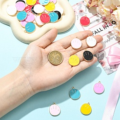 35шт 7 стиля подвески из сплава с эмалью&nbsp;ENAM-YW0008-01