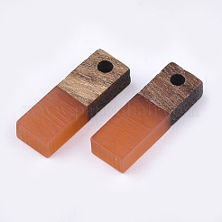 Colgantes de resina & madera&nbsp;X-RESI-S358-19J