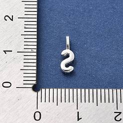 925 argento sterling con ciondoli in zirconi cubici&nbsp;STER-Q004-01S-S