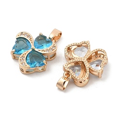 Стойка покрытие лист латунь прозрачный кубический цирконий со стеклянными подвесками&nbsp;KK-S407-18KCG