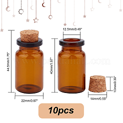 Bouteilles en verre&nbsp;AJEW-WH0067-02