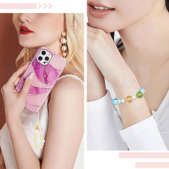 64шт 16 стиля прозрачные акриловые бусины&nbsp;MACR-SC0001-34