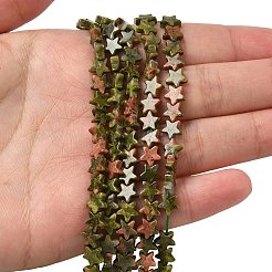 Природные Unakite бисер нитей&nbsp;G-F817-A11-01