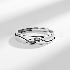 925 регулируемое кольцо из стерлингового серебра для мужчины FS-WGAB56D-01