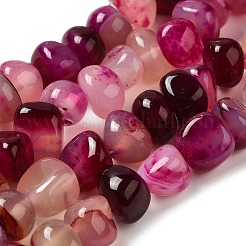 Chapelets de perles d'agate naturelle&nbsp;X-G-H295-B01-11