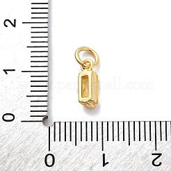 Латунь прокладывает кубические циркониевые прелести KK-F894-13G-06