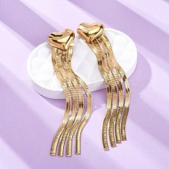 Серьги-гвоздики из нержавеющей стали 304 EJEW-Z098-02G