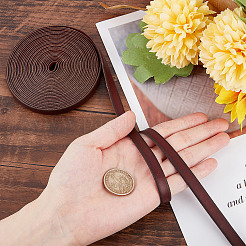 Плоский кожаный шнур для украшений WL-GF0001-06A-02