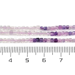 Природного флюорита бисер нитей G-P457-B01-55