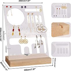 Прозрачные акриловые витрины для ювелирных изделий&nbsp;EDIS-WH0034-01