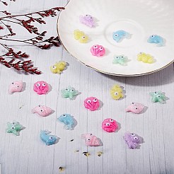 Кабошоны из смолы океанических животных CRES-SZ0001-23