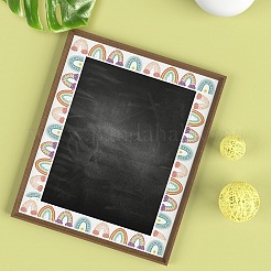 Rollo de pegatinas de borde de tablón de anuncios de arco iris&nbsp;DIY-K038-02