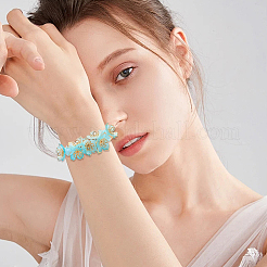 100 шт. 4 стиля прозрачных акриловых колпачков для бусин&nbsp;OACR-BM0001-09A