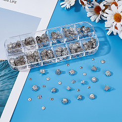 360шт. 12 набора железных бусин&nbsp;IFIN-ME0001-03